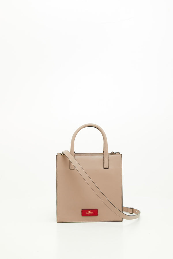 BORSA SHOPPING PICCOLA VLOGO WALK IN VITELLO 