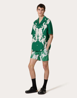 Costume Da Bagno In Nylon Con Stampa Metamorphos Siren 
