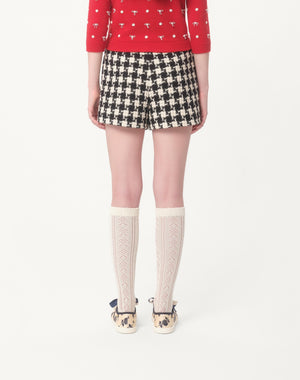 Shorts In Damier Light Tweed 