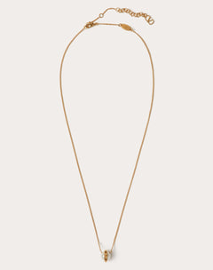 Collana Rockstud In Metallo E Perla Swarovski ®