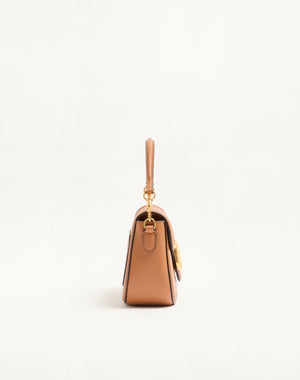 Borsa A Spalla Valentino Garavani Alltime In Vitello Granato Con Tracolla In Nastro Ricamo Cherryfic