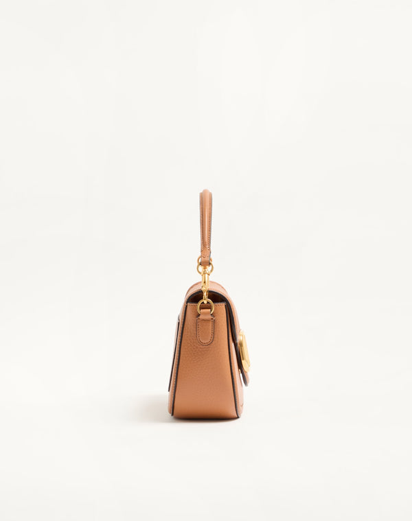 Borsa A Spalla Valentino Garavani Alltime In Vitello Granato Con Tracolla In Nastro Ricamo Cherryfic
