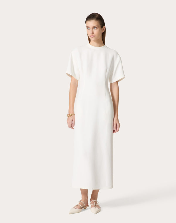 Abito Midi In Structured Couture 