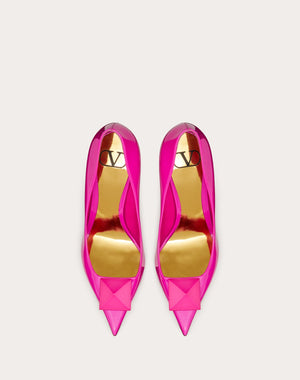 Décolleté One Stud In Vernice E Borchia In Tono 100Mm