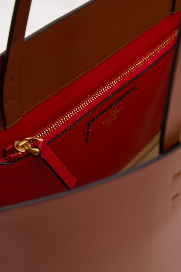 BORSA PICCOLA SHOPPING FILL ME IN VITELLO