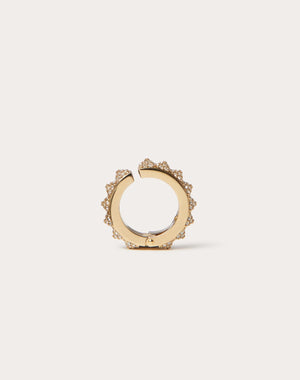 Mono Earcuff Rockstud  In Metallo E Cristalli Swarovski ®