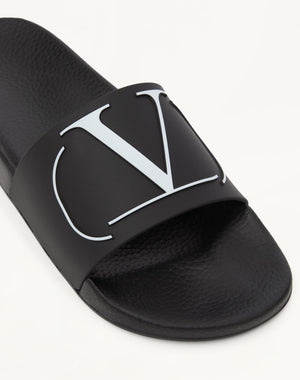 Sandalo Slider Vlogo Signature In Gomma