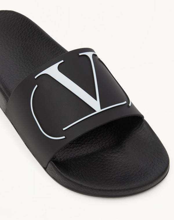 Sandalo Slider Vlogo Signature In Gomma