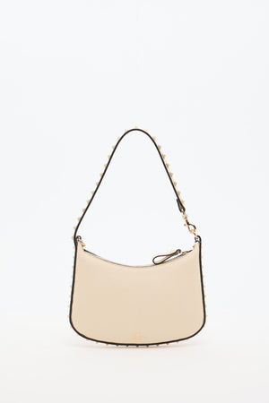 MINI HOBO ROCKSTUD IN VITELLO GRANATO