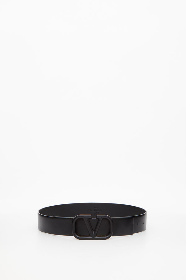 Cintura Vlogo Signature In Vitello Lucido 40Mm