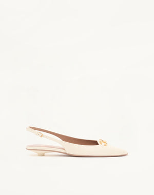 BALLERINA SLINGBACK VLOGO THE BOLD EDITION IN VITELLO 20MM