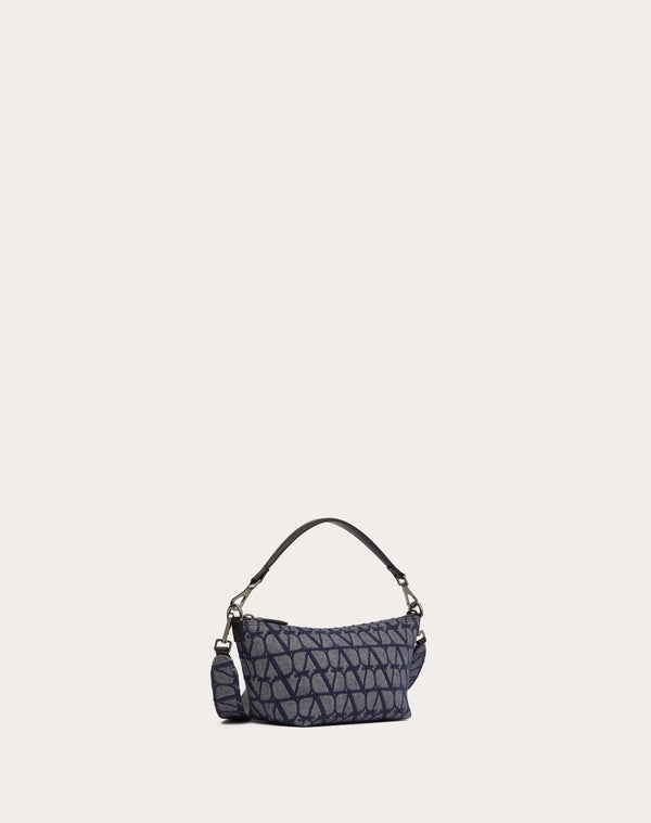 Borsa A Tracolla Toile Iconographe In Tessuto Jacquard Effetto Denim