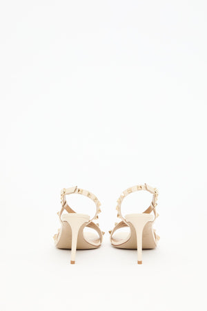 SANDALO ROCKSTUD IN VITELLO 85MM