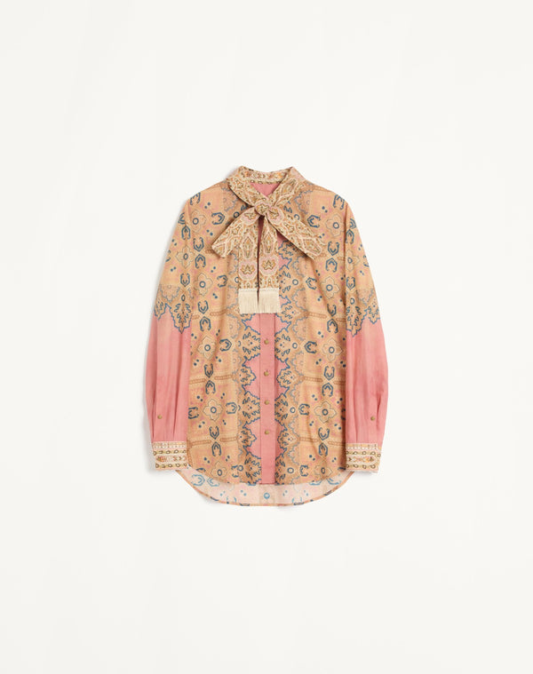 CAMICIA IN MUSSOLA VOYAGE IMAGINAIRE