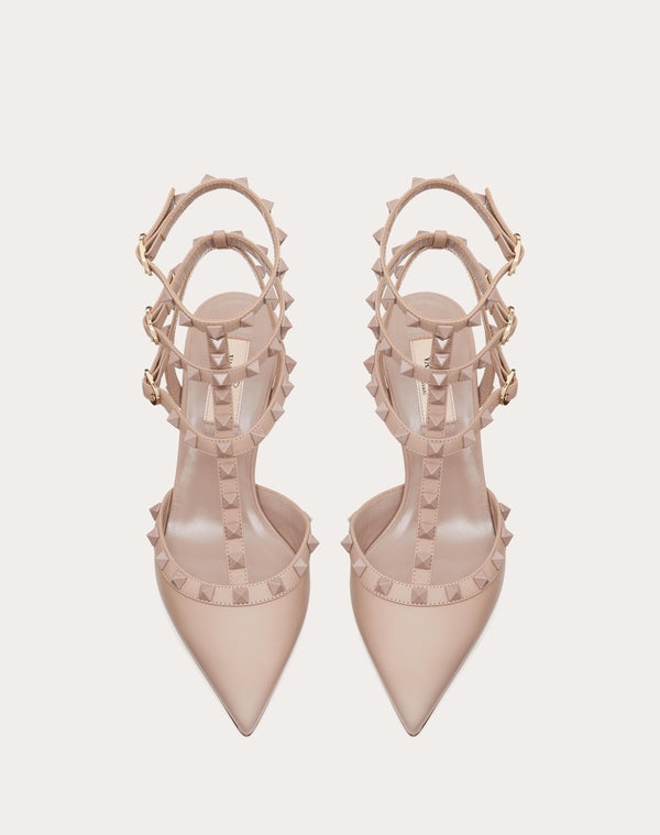 Décolleté Rockstud Con Cinturini E Borchie In Tono 65Mm