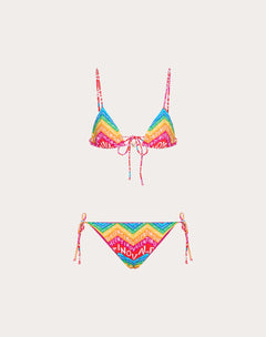 Bikini In Lycra Valentino Chevron 24 