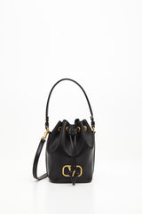 Mini Borsa A Secchiello Vlogo Signature In Nappa