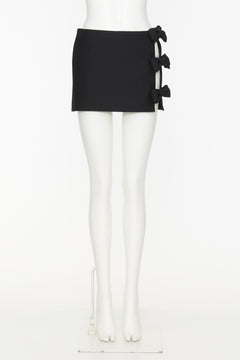 Minigonna In Crepe Couture