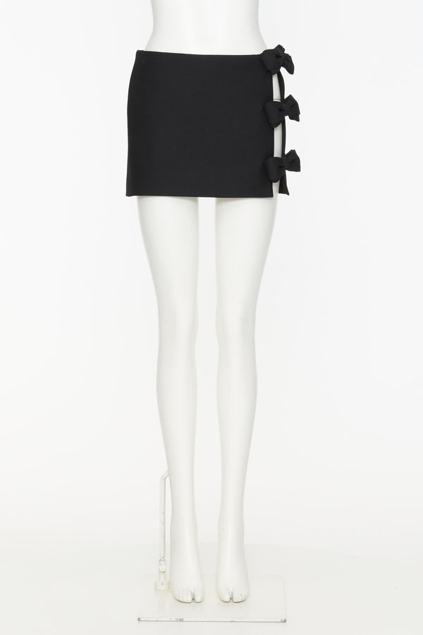 Minigonna In Crepe Couture 