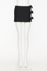 Minigonna In Crepe Couture