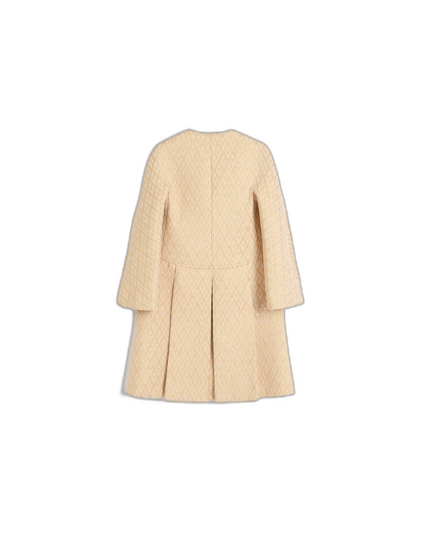 Cappotto In Lurex Jacquard Toute La V 
