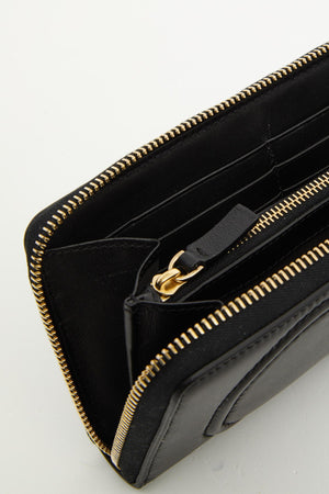 PORTAFOGLIO CON ZIP VLOGO WALK IN NAPPA