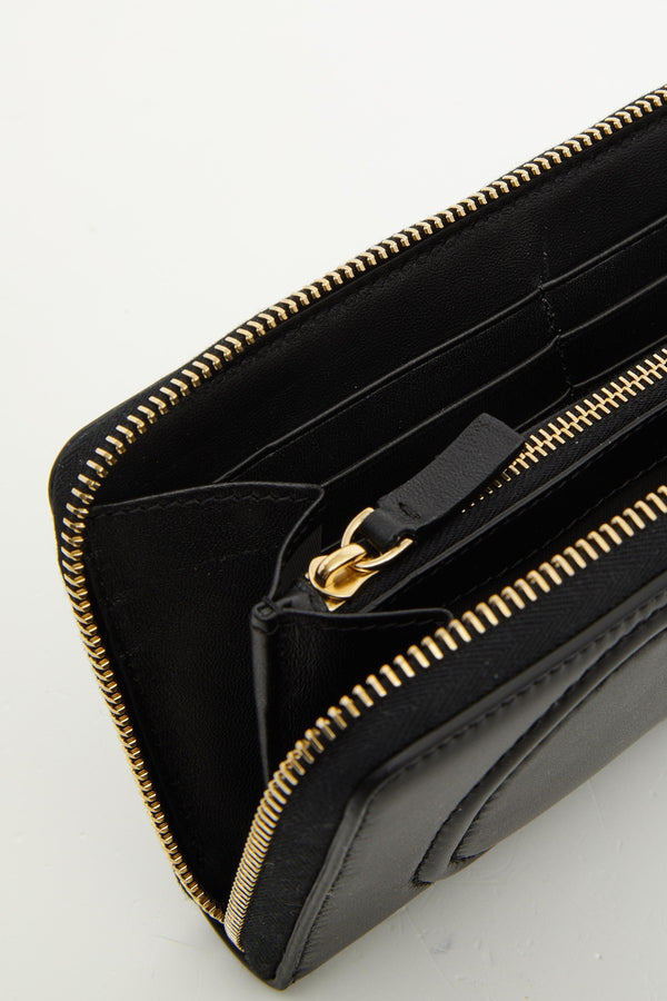 PORTAFOGLIO CON ZIP VLOGO WALK IN NAPPA