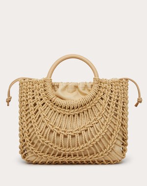 Borsa Shopping Valentino Garavani Allknots In Corda Intrecciata 