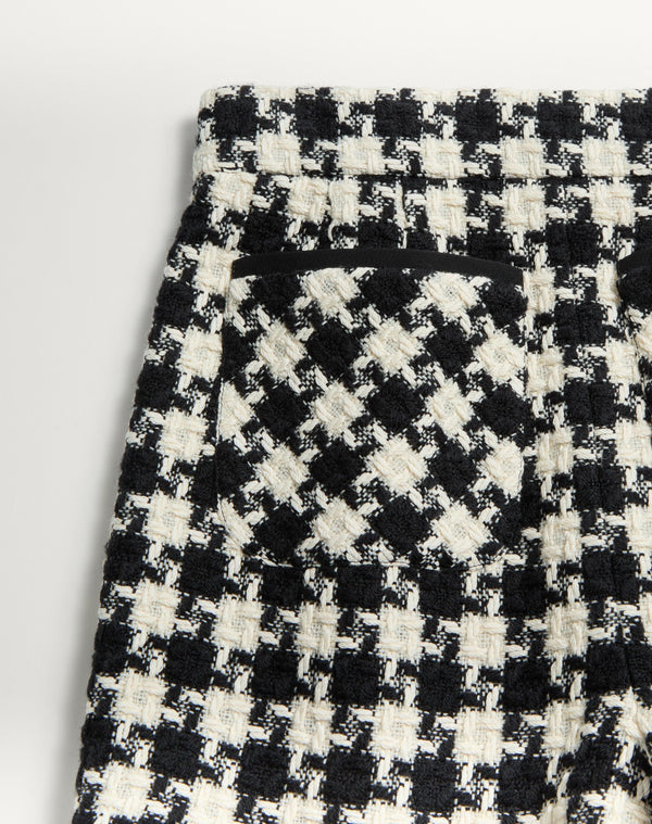 Shorts In Damier Light Tweed 