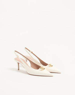 DÉCOLLETÉ SLINGBACK VLOGO THE BOLD EDITION IN VITELLO 60MM