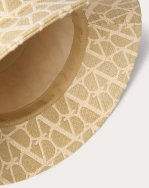 Cappello Bucket Toile Iconographe In Rafia 