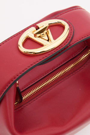 MINI BORSA A MANO VLOGO THE BOLD EDITION IN NAPPA