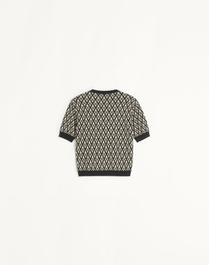 Maglia In Lana Jacquard Toute La V 
