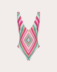 Costume Intero In Lycra Valentino Rhombus 75