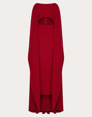 Abito Lungo In Cady Couture 