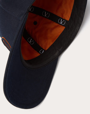 Baseball Cap Vlogo Signature In Cotone Con Ricamo Vlogo 