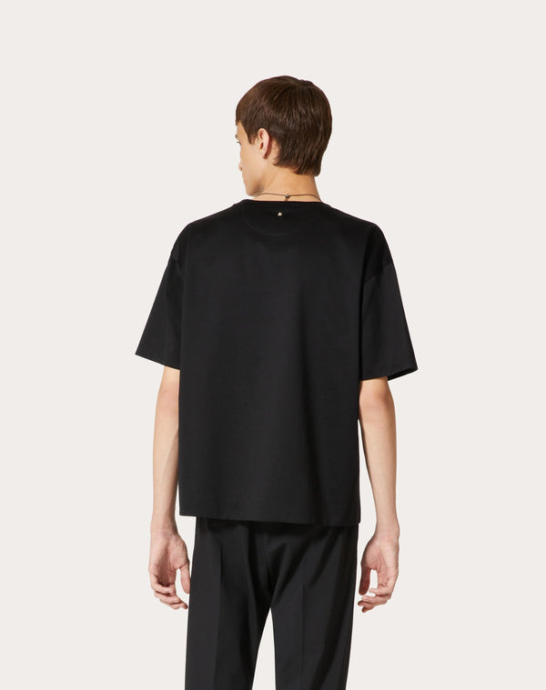 T-Shirt In Double Di Cotone