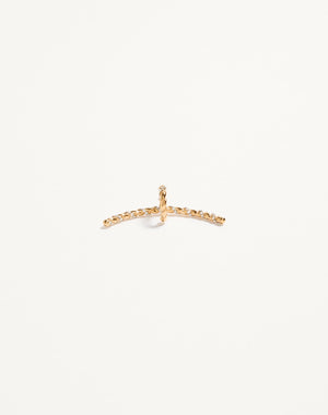 Lip Ring  Poetique des Gouttes in Metallo e Cristalli Swarovski®