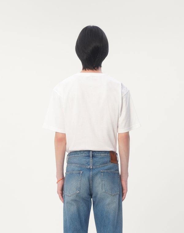 T-Shirt In Cotone Con Stampa Chez Valentino