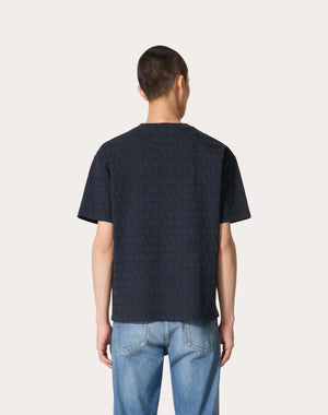 T-Shirt In Cotone Con Stampa Toile Iconographe