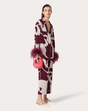 Mini Hobo Vlogo Moon Bag In Nappa Con Catena