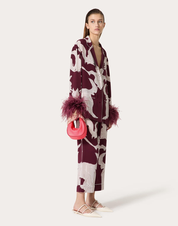 Mini Hobo Vlogo Moon Bag In Nappa Con Catena