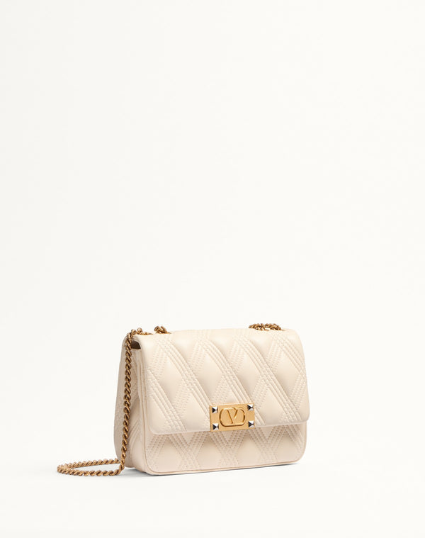 Borsa A Spalla Media Valentino Garavani Quiltie 67 In Nappa Trapuntata