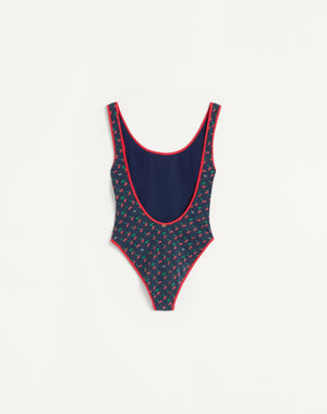 Costume Da Bagno In Lycra Stampa Cherryfic