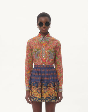 Camicia In Mussola Cachemire Voyage Imaginaire 