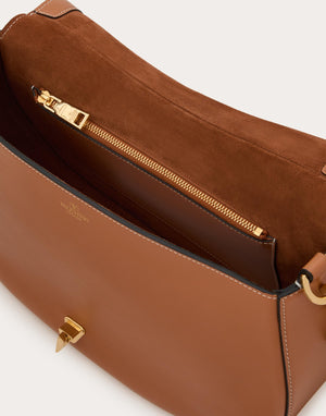 Borsa A Spalla Media Valentino Garavani Ohval In Vitello Nappato