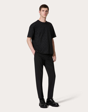 T-Shirt In Cotone Con Stampa Toile Iconographe