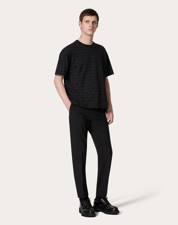 T-Shirt In Cotone Con Stampa Toile Iconographe