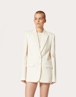 Blazer In Crepe Couture Toile Iconographe 