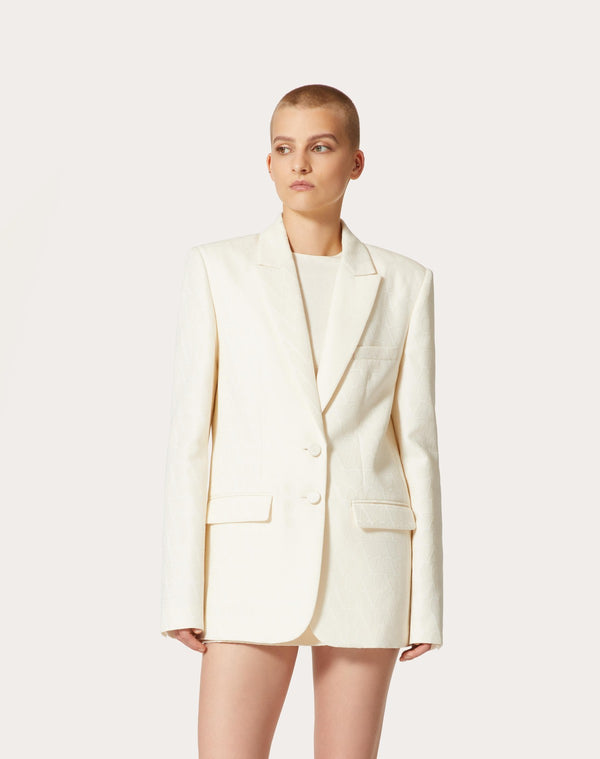 Blazer In Crepe Couture Toile Iconographe 